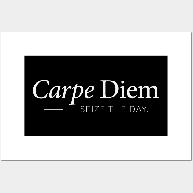 Carpe Diem, Seize The Day Wall Art by Positive Lifestyle Online